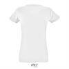 foto 2 T-shirt Dames wit fitted met ronde hals