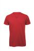 T-shirt met V-hals voor heren rood Luxe kwaliteit