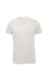 T-shirt met V-hals voor heren wit Luxe kwaliteit