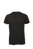 T-shirt met V-hals voor heren zwart Luxe kwaliteit