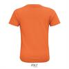 foto 2 T-shirt oranje voor kids Ronde hals biologisch kindershirt