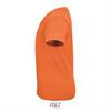 foto 3 T-shirt oranje voor kids Ronde hals biologisch kindershirt 