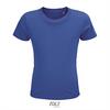 T-shirt royal blauw voor kids Ronde hals biologisch kindershirt