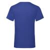 foto 2 T-shirt V-hals royal blauw  unisex heren Fruit of the Loom