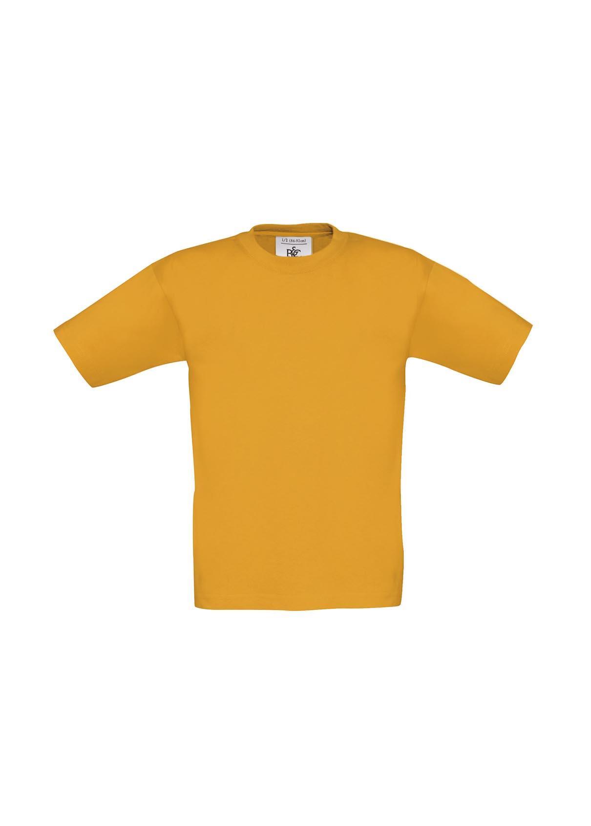 T-shirt voor kids abrikoos kleur kinder shirt