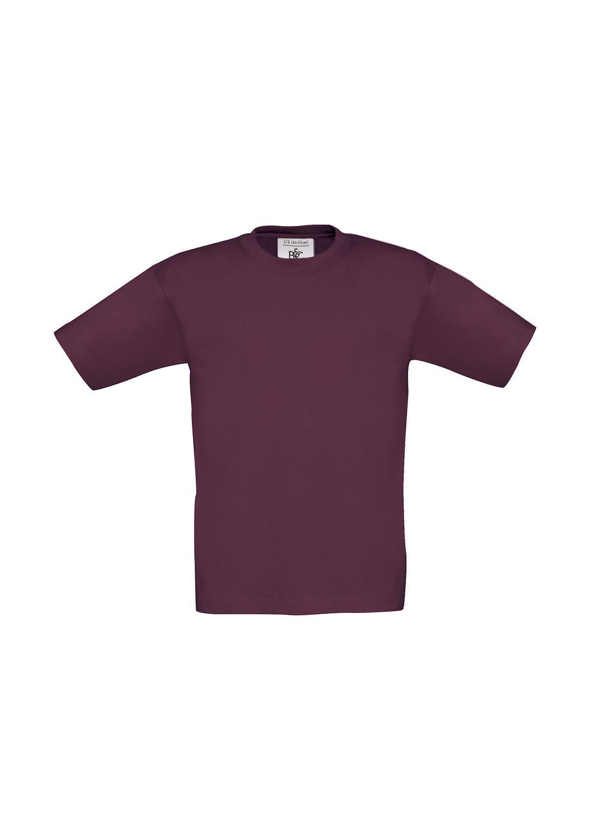 T-shirt voor kids bordeaux kinder shirt