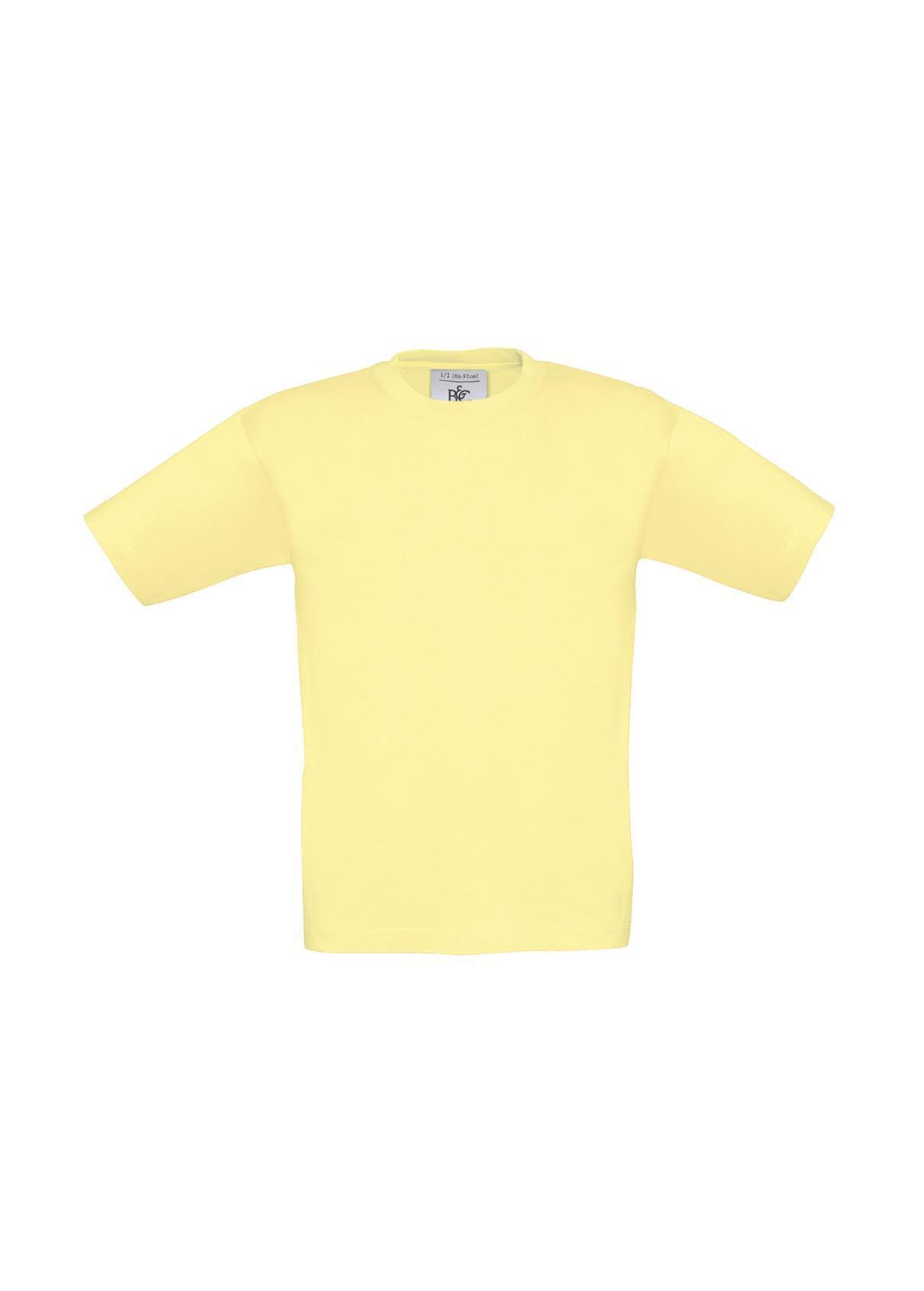 T-shirt voor kids geel kinder shirt