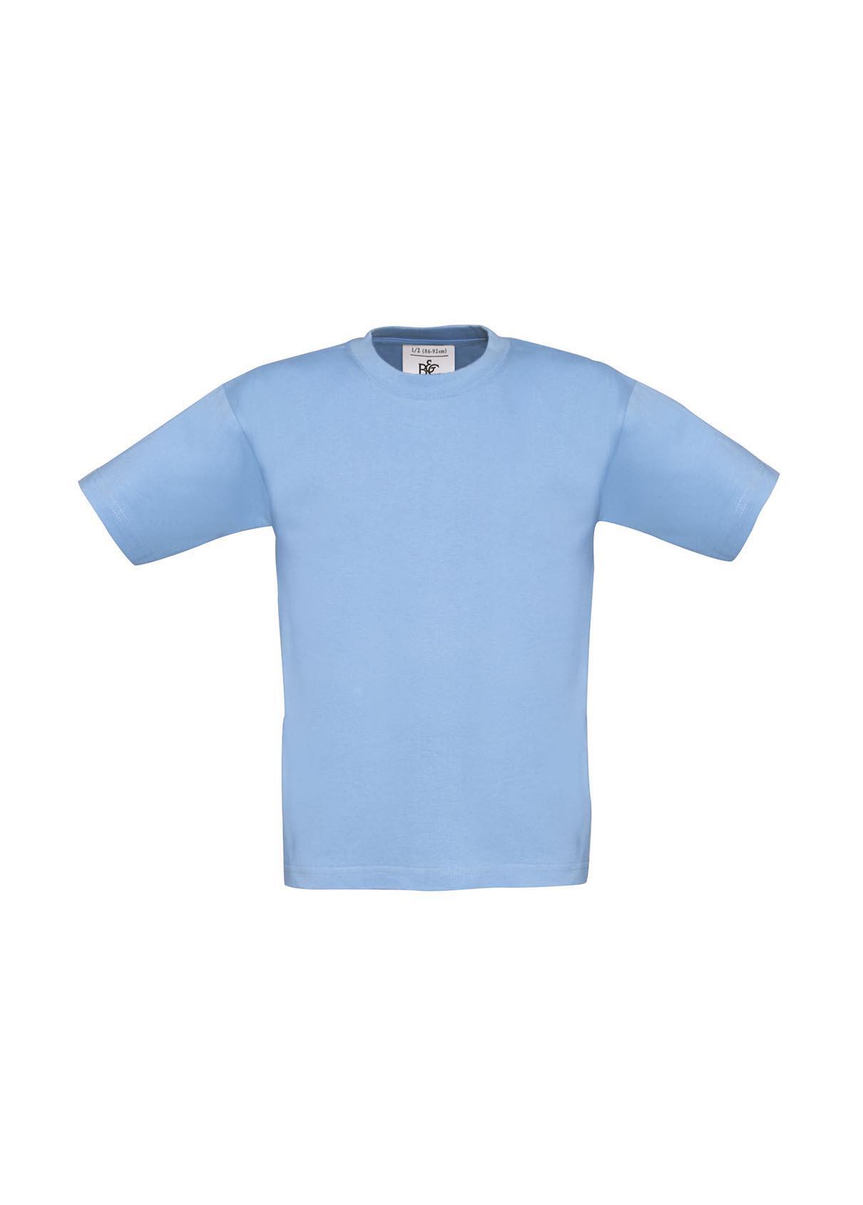 T-shirt voor kids hemelsblauw kinder shirt