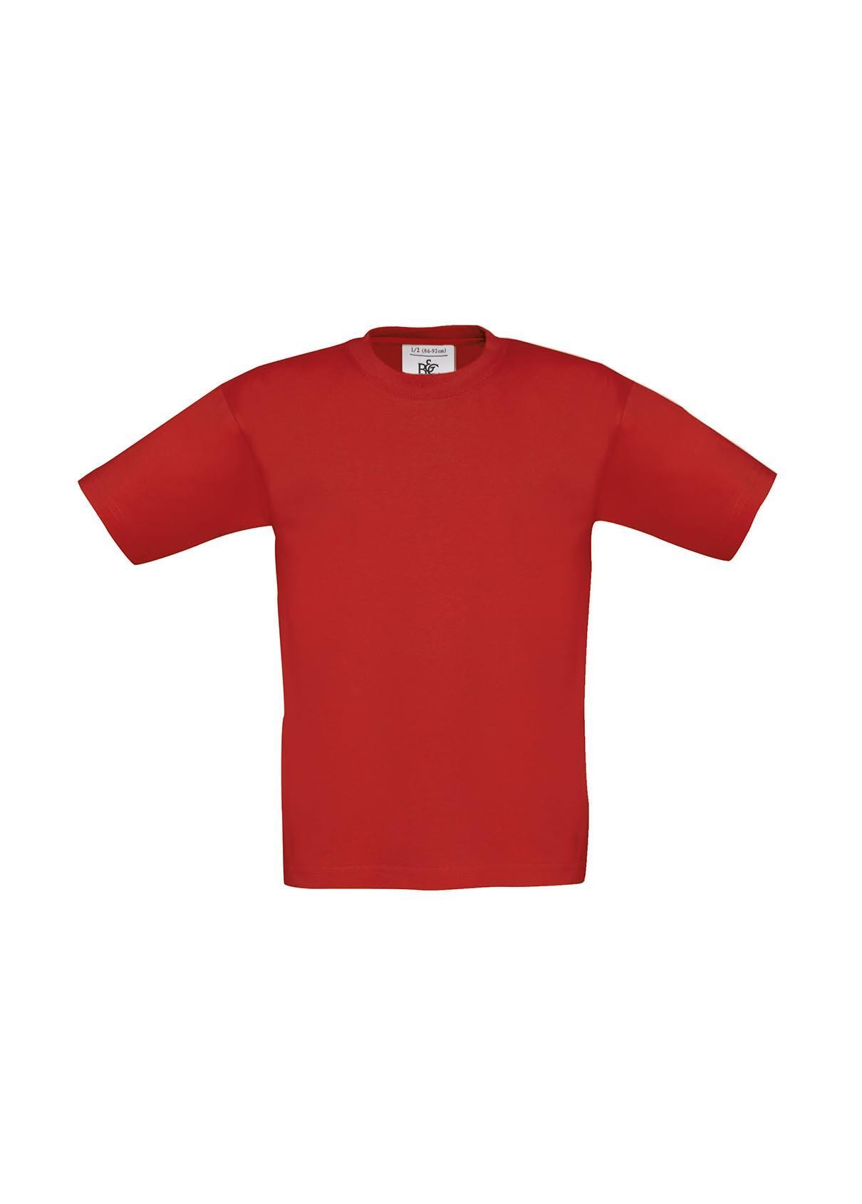 T-shirt voor kids rood kinder shirt
