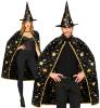 foto 3 Tovenaars cape met sterren zwart