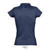 foto 2 Trendy dames polo donkerblauw jersey
