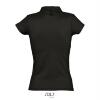 foto 2 Trendy dames polo zwart jersey