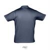 foto 2 Trendy heren polo donkerblauw jersey