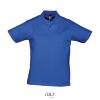 Trendy heren polo royal blauw jersey