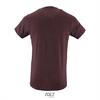 foto 2 Trendy heren slim fit T-shirt heather oxblood rood