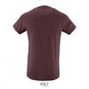 foto 2 Trendy heren slim fit T-shirt oxblood rood