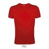 Trendy heren slim fit T-shirt rood
