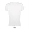 Trendy heren slim fit T-shirt wit
