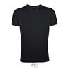 Trendy heren slim fit T-shirt zwart