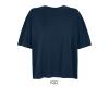 Trendy Oversized T-shirt dames donkerblauw