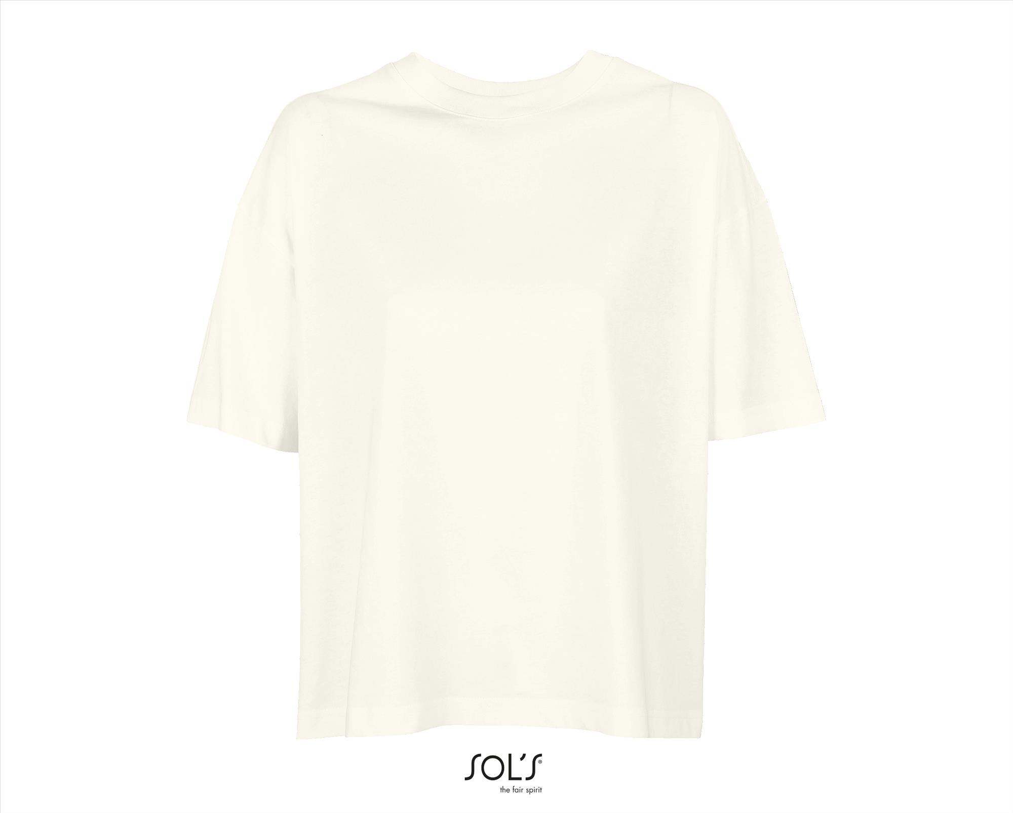 Trendy Oversized T-shirt dames off white