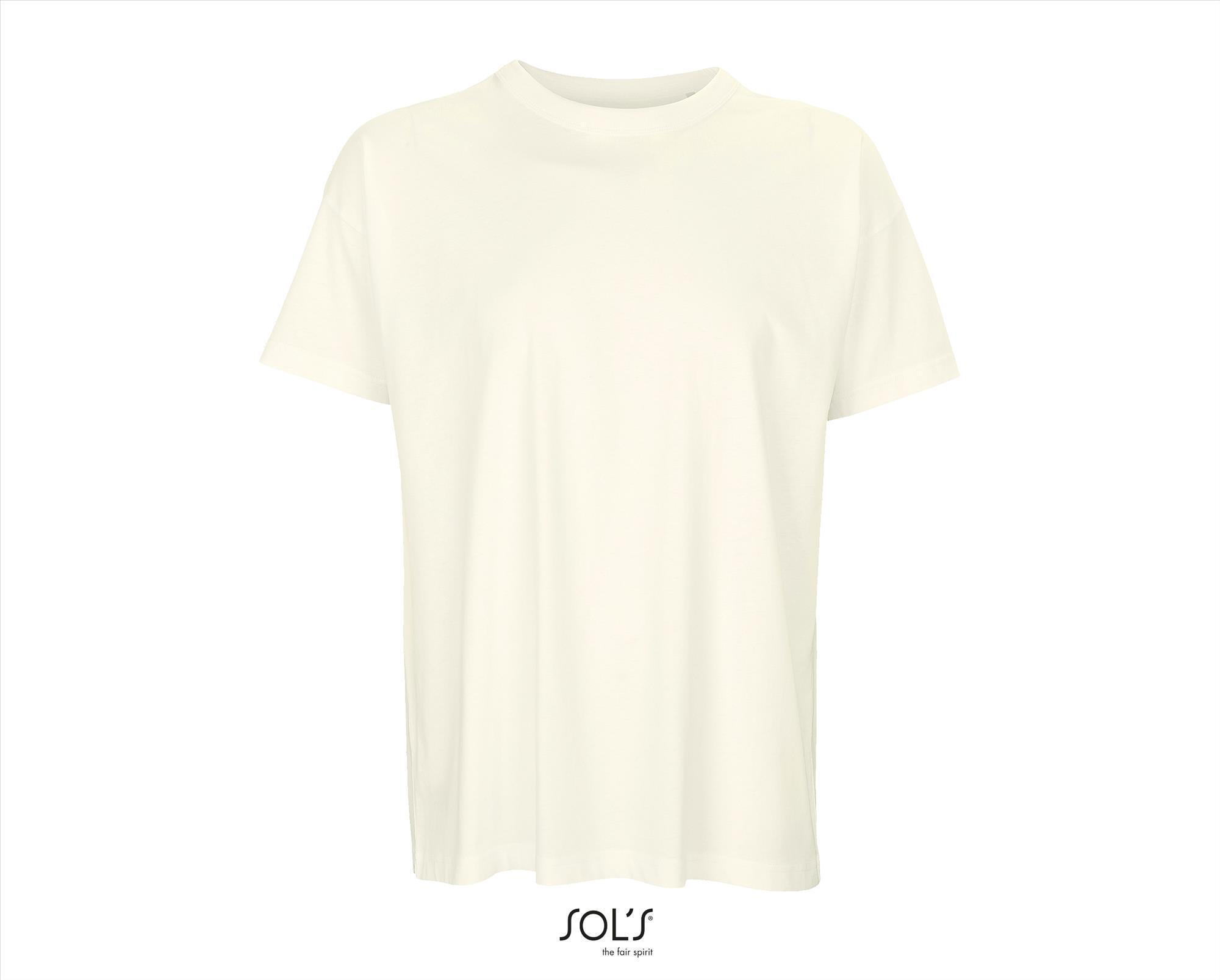 Trendy Oversized T-shirt heren off white Goedkoop