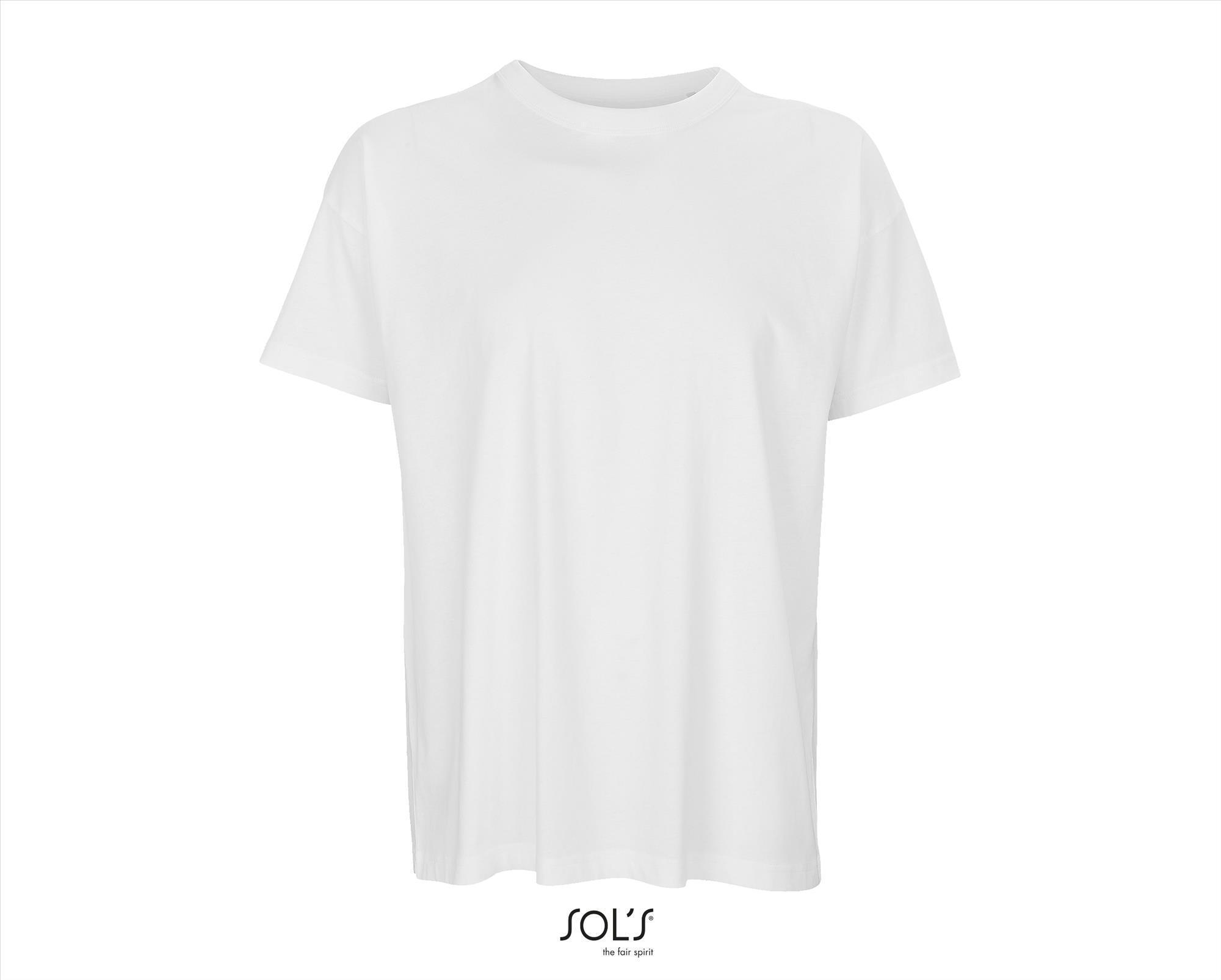 Trendy Oversized T-shirt heren wit