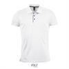 Trendy polo shirt wit voor hem