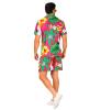 foto 3 Tropische Oase Outfit - Shirt & Korte Broek met Exotische Print 