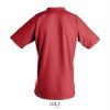 foto 2 Twee kleurig sportshirt voor heren rood met wit