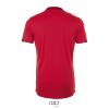 foto 2 Unisex sportshirt met een V-neck rood