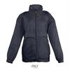 Waterdichte kinderjas donkerblauw capuchon Sols Surf Kids
