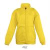 Waterdichte kinderjas geel capuchon Sols Surf Kids