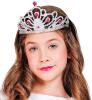 foto 2 Zilveren tiara met roze edelstenen voor kinderen