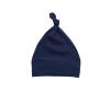 Baby muts donkerblauw bedrukbaar te personaliseren