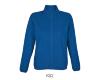 Dames fleece jacket royal blauw van polyester te personaliseren