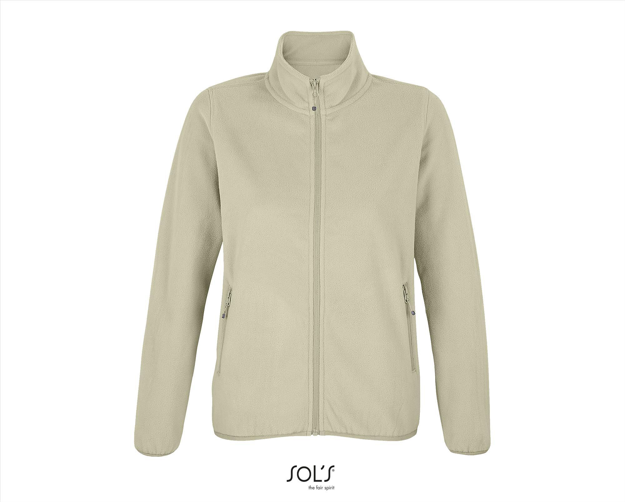 Dames fleece jacket touw kleurig polyester te personaliseren