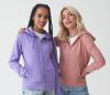 foto 3 Dames hoodie dusty roze bedrukbaar personaliseren met bedrijfslogo tekst afbeelding 