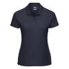 Dames polo donkerblauw perfect voor bedrukking te personaliseren