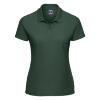 Dames polo flessengroen perfect voor bedrukking te personaliseren
