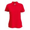 Dames polo rood te personaliseren bedrukken polo