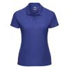 Dames polo royal blauw perfect voor bedrukking te personaliseren