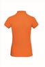 foto 2 Dames Polo van katoen oranje te bedrukken personaliseren