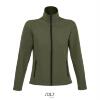Dames softshell jas army leger groen