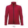 Dames softshell jas peper rood