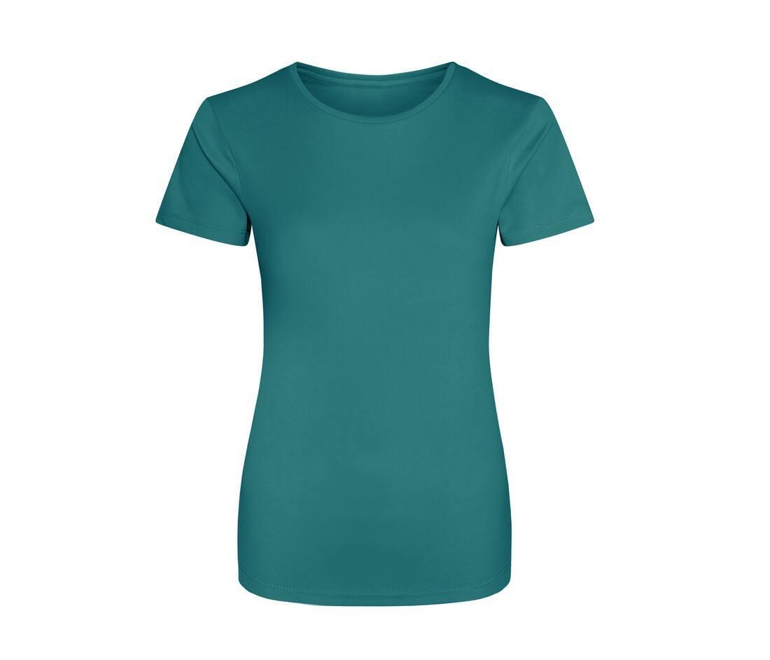 Dames sport T-shirt jade bedrukbaar personaliseren met team logo