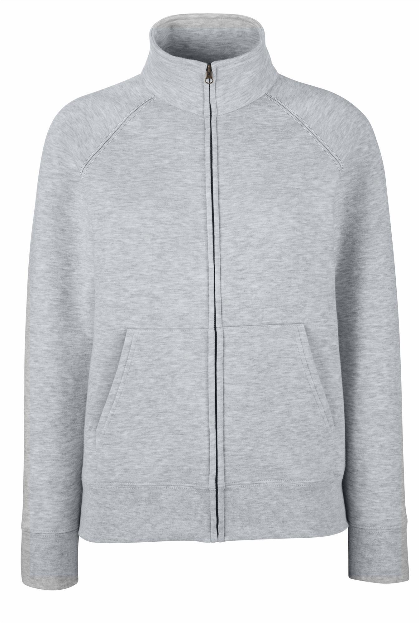 Dames sweater heide grijs personaliseren mogelijk