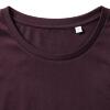 foto 4 Dames T-shirt bordeaux bedrukbaar te personaliseren