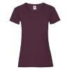 Dames T-shirt bordeaux te personaliseren te bedrukken