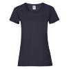 Dames T-shirt diep Marine blauw te personaliseren te bedrukken